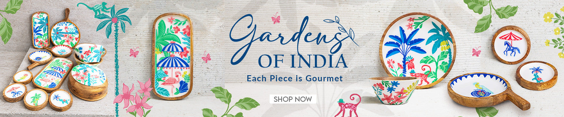 Gardens of India : Woodenware Collection