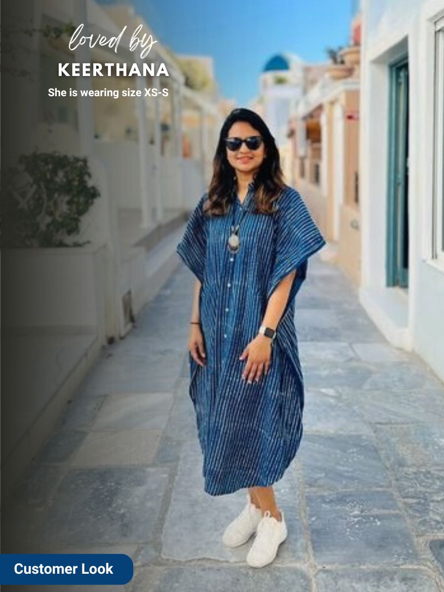 kaftan shirt dress Lokol Kaftan Shirt Dress (Plant Life) Ichyulu