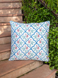 Anand Hand Block Printed Cotton Cushion Cover - 24 Inch