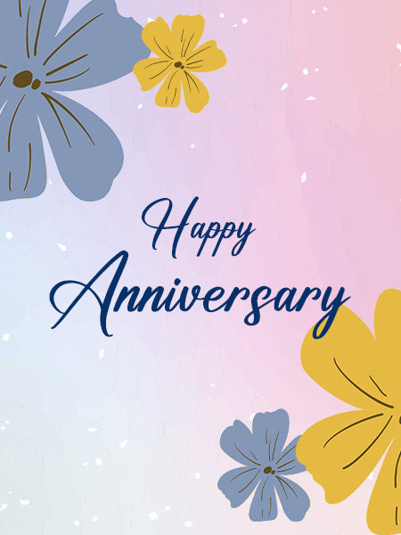 Happy Anniversary Gift Card - Pinklay