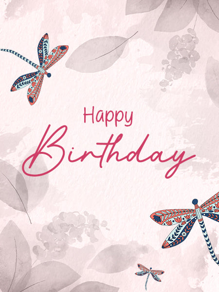 Happy Birthday Gift Card - Pinklay