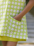 Katie Organic Cotton Mini Sleeveless Dress - Pinklay