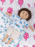 Set of 5 - Pink Romance Block Printed Bedding Set For Kids- Pinklay
