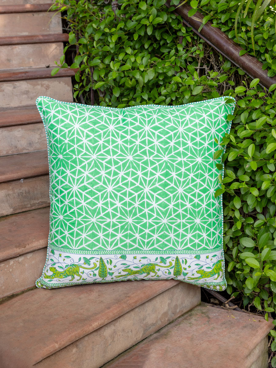 Throw Pillow Lime Green Outdoor Bench Cushion Solid Cotton Floor
