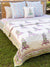 The Great Indian Stag Block Printed Cotton Quilt - Pinklay