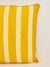 Yellow Stripes Cotton Cushion Cover - 20 Inch - Pinklay