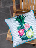 Petunia Fontanne Cotton Cushion Cover - Pinklay