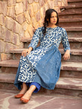 Advika Cotton Long Kurta Set | Pinklay
