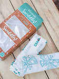 Butterfly Garden Organic Cotton Muslin Swaddles - Pinklay