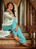 Daffodil Hand Block Printed Cotton Long Kurta