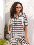 Scarlette Hand Block Printed Cotton Shirt - Pinklay