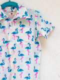 Flamingo Dance Organic Cotton Shirt Kids Clothing