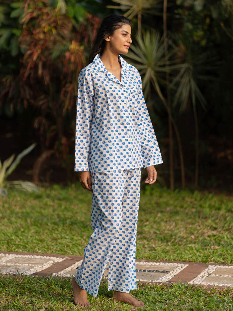 Haathi Raja Soft Cotton Pajama Set | Pinklay