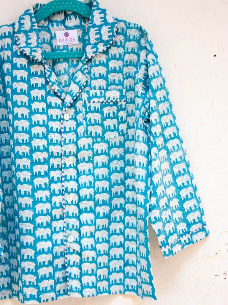 Haathi's March Organic Cotton Top & Pyjama Set Kids Clothing