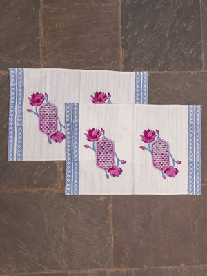 Set of 2 - Vriddhi Block Printed Hand Towels