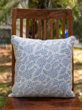 Utsa Block Printed Cotton Cushion Cover - Pinklay