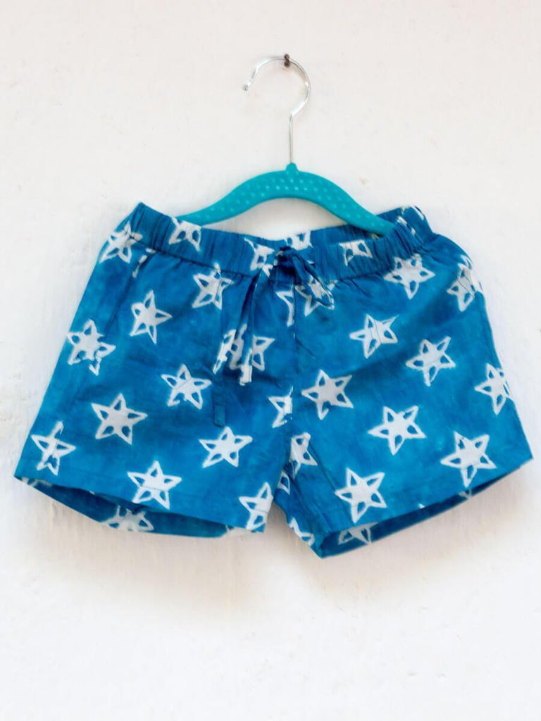 Midnight Star Organic Cotton Shorts Kids Clothing