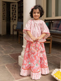 Set of 3 - Nurvi Block Printed Cotton Lehanga