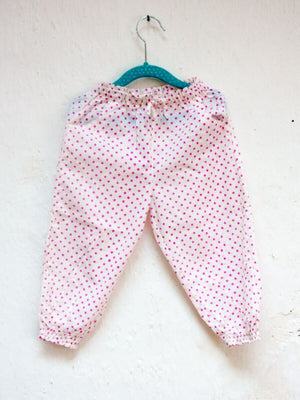 Pink Polka Organic Cotton Comfort Pants Kids Clothing