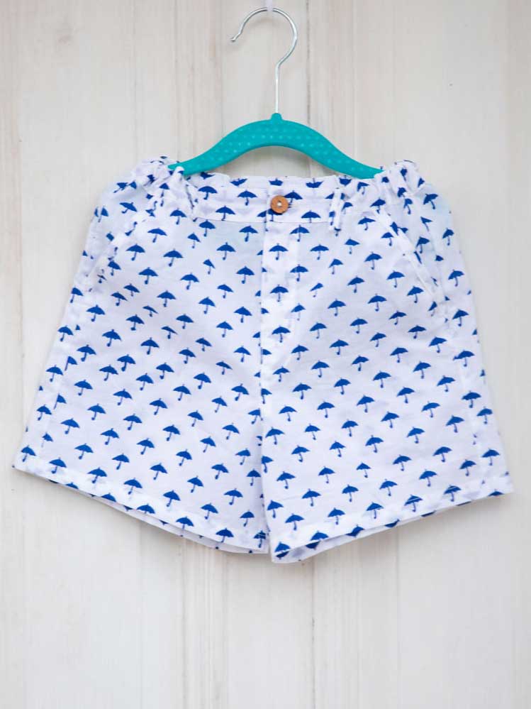 Blue Umbrella Organic Cotton Shorts - Pinklay