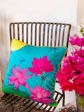 Firefly Garden Cotton Cushion Cover - 16 Inch - Pinklay