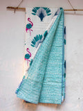 Tropical Paradise Block Printed Cotton Quilt - Pinklay