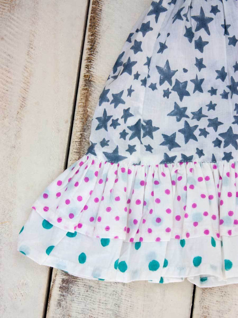Grey Star Double Layered Organic Cotton Skirt Kids Clothing