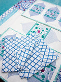 Gul Jaal Block Printed Cotton Table Napkins