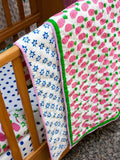 Gulaabi Ananas GOTS Certified Organic Cotton Reversible Quilt for Infants New Kids Collection