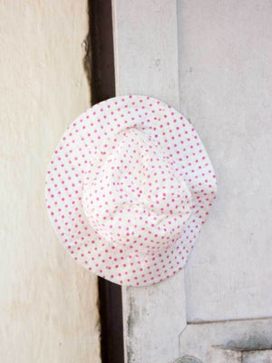 Pink Polka Organic Cotton Hat Kids Clothing