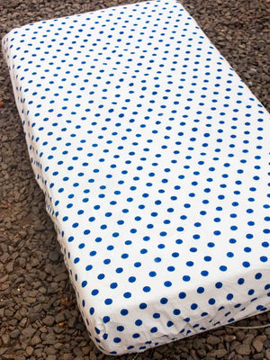 Polka Cotton Cot/Crib Fitted Sheet New Kids Collection