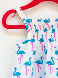 Turquoise Flamingo Organic Cotton Top Kids Clothing