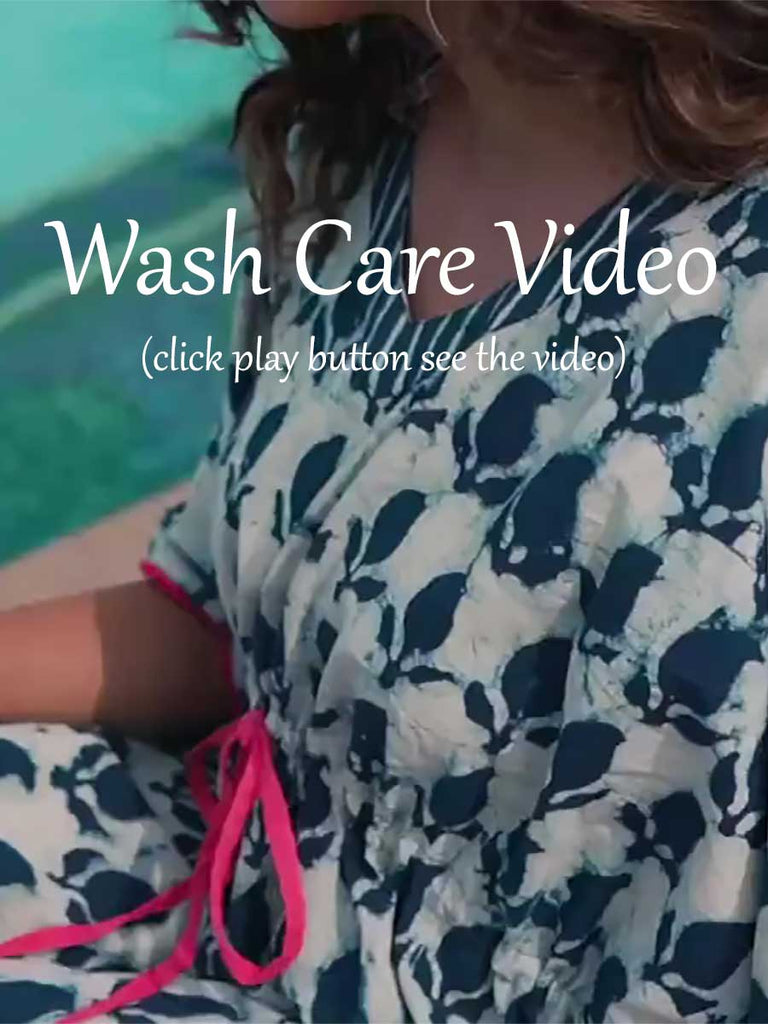 Pinklay Wash Care Guide for Indigo Clothing