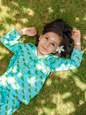 Chota Mithhu Organic Cotton Top & Pajama Set - Pinklay