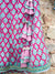 Gulaabi Block Printed Cotton Silk Lehanga Set of 4