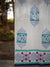 Noor Block Printed Cotton Curtain - Pinklay