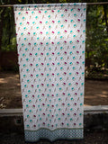 Rambagh Block Printed Cotton Curtain - Pinklay