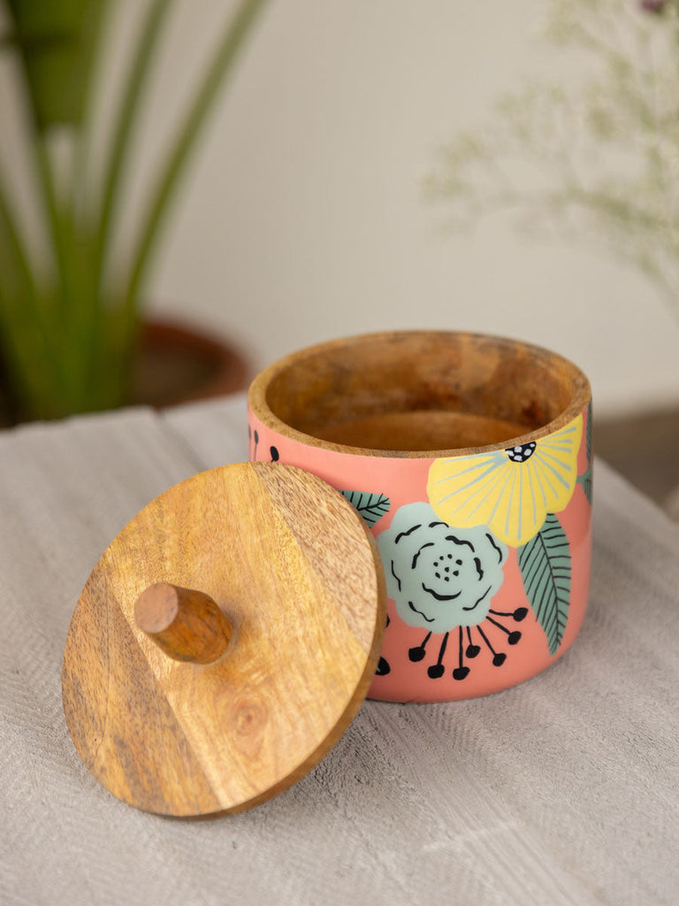 Lloyd's Wooden Jar - Pinklay
