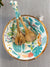 Set of 3 - Coral Catwalk Salad Bowl With Serving Spoons - Pinklay