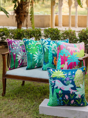 Set of 5 - Mathura Cushion Covers - 18 Inch