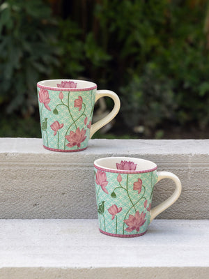 Van Ceramic Coffee Mug - Pinklay