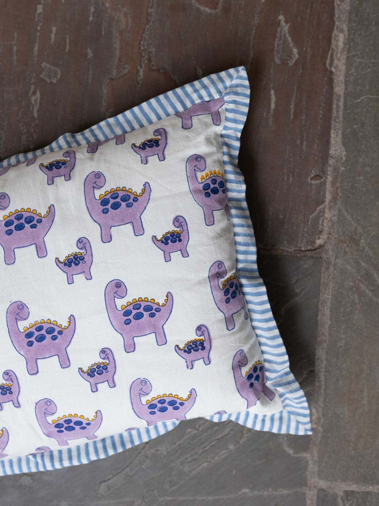 Dino Organic Cotton Infant Pillow - Pinklay
