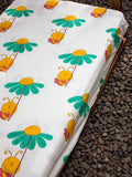 Bumblebee Cotton Cot/Crib Fitted Sheet Kids Fitted Sheet