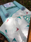Kite GOTS Certified Organic Cotton Reversible Quilt for Infants and Toddlers Kids Quilts & Dohars
